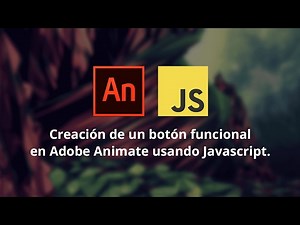 Crear un botón funcional en Adobe Animate usando JavaScript