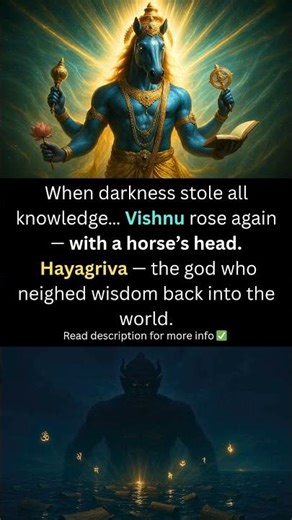“Who Is Hayagriva? The Avatar Who Restored All Knowledge”