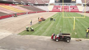 228K views · 2.9K reactions | After 26 years, Iowa State is putting down new turf at Jack Trice Stadium. The old grass won awards; the new grass was grown at an ISU research farm east of Gilbert. Video from Roger Riley | Keith Murphy | Facebook