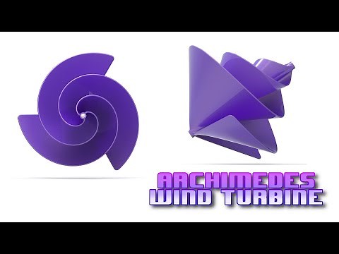 How to make Archimedes Wind Turbine in SolidWorks