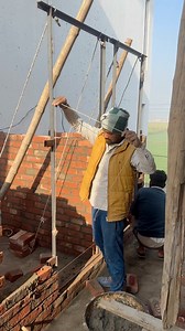 Metal door frame fitting #construction #reel #building #mason #brickwork | Rural Construction