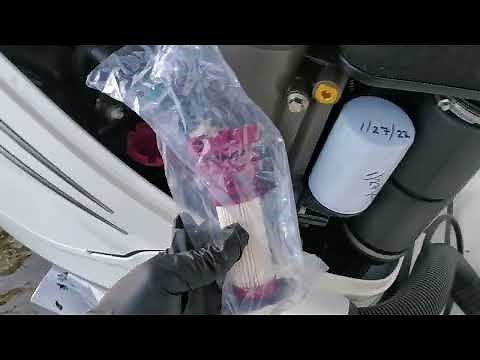 Mercury Verado Fuel filter replacement EASY!