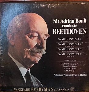 Sir Adrian Boult, Beethoven, The Philharmonic Promenade Orchestra Of London - Sir Adrian Boult conducts Beethoven