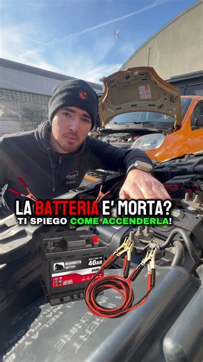 Come accendere una macchina con batteria a terra