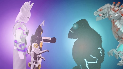 【Dc2同人剧情】天使降临？人类的勇气！金刚vs佐格 机械哥斯拉vs杰顿vs金古桥 来自地球的反击！