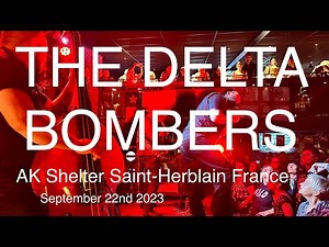 THE DELTA BOMBERS Full Live Concert 4K @ AK Shelter Saint-Herblain France September 22nd 2023