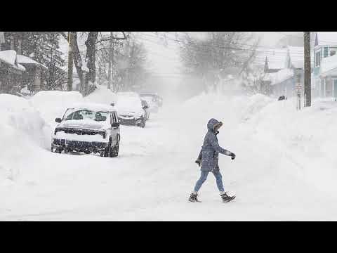 Michigan's Upper Peninsula buried in snow