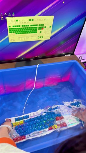 We Poured Water on This Keyboard 💦⌨️ | DAREU EK108RT WP