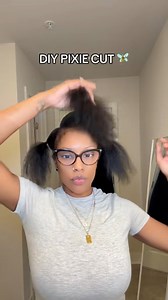 DIY PIXIE CUT 🧚🏽‍♂️💕 #pixiecut #pixiehaircut #pixiestyle #longpixie #haircut | Lacemebabyhair
