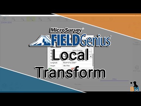 MicroSurvey FieldGenius How To: Map Screen Localization | Bench Mark