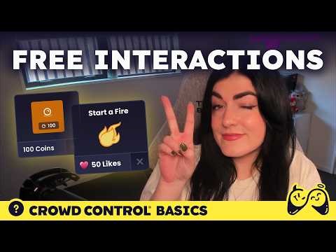 How to Introduce Crowd Control to Your Viewers with Free Interactions