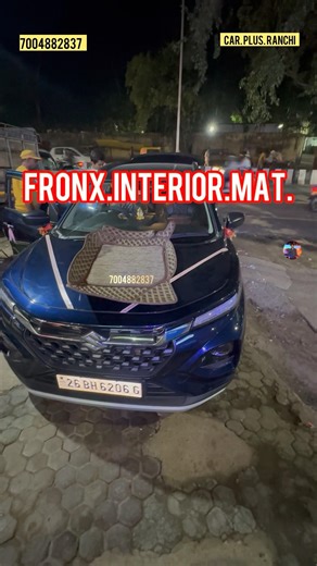 Fronx interior matching mat installation in Ranchi #fronx #ranchi #everyone #caraccessoriesmodified