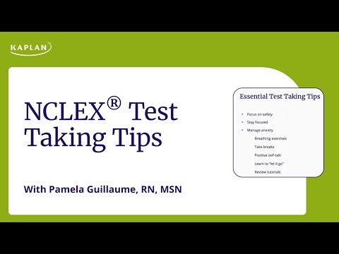 NCLEX Test Taking Tips & How to Manage Anxiety