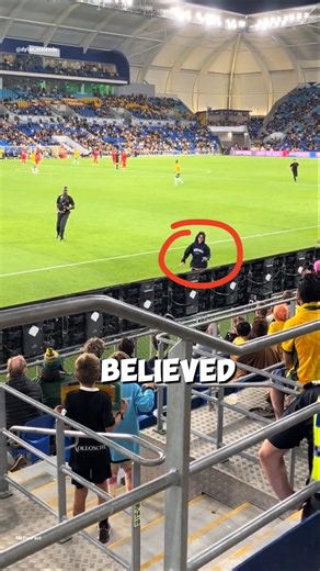 Boy Sneaks Into Stadium But Gets Caught 😳 #shortsvideo