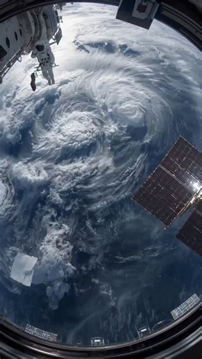 Astrovibe Studio | AI art reveals Earth's raw climate forces from an astronaut's view. Witness the vast, river-like plume of an Atmospheric River, the... | Instagram