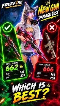 I TESTED THE NEW M7 😱 INSANE DAMAGE! | Free Fire MAX OB55 #freefire#newgun#powengun#bestgun#goodgun