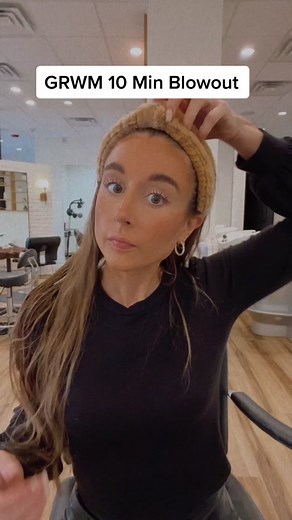 10 Min GRWM: Quick Blowout Tutorial for Long Hair
