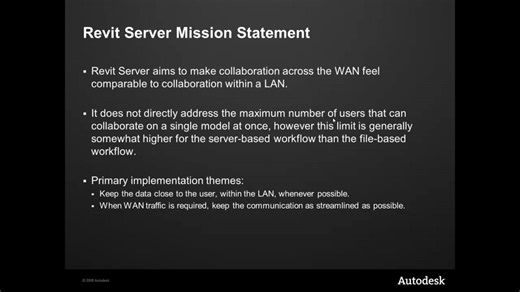 视频：Revit Server - 功能和工作方式