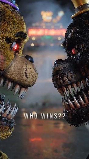 Nightmare vs Nightmare Fredbear #fnaf