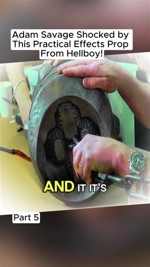 Adam Savage Shocked by This Practical Effects Prop From Hellboy!#foryou