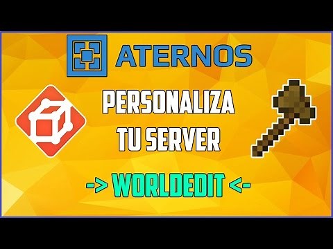 ATERNOS !! Como Descargar Y Configurar WORLDEDIT - Modifica Tu Server [2016][Full] | Español