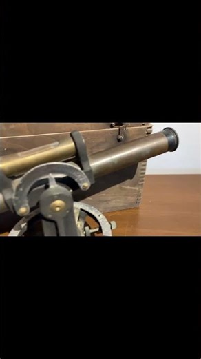 Antique Wissler St. Louis Brass Surveying Transit Level - Original Box