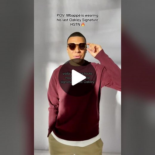 Kylian Mbappé Signature Series HSTN are here and they are FIRE 🔥 #mbappe #kylianmbappé #oakley #newrelease #oakleyglasses #new #viral #signatureseries #fyp