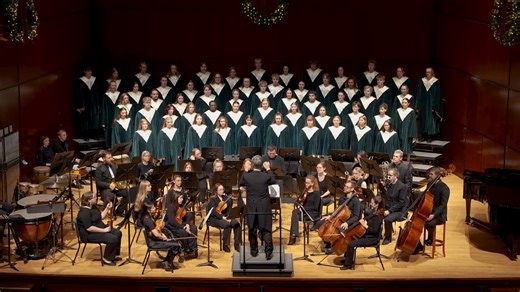 From our recent Christmas Festival Choral Concert, the Wisconsin Lutheran Choir sings “Once in Royal David’s City” — a beautiful hymn that draws us to the humble cradle of Christ and the King who comes to save. As you prepare to celebrate tonight and tomorrow, may this music point your heart to the peace and promise of Emmanuel: God with us. “Once in Royal David’s City” — arrangement by Jeffrey Van, performed by the Wisconsin Lutheran Choir. Used with permission: CCLI 684470; CSPL063691. | Wisco