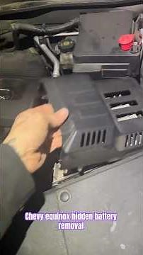 Chevy equinox hidden battery removal