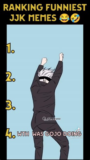 |ranking jjk meme🤣|#youtubeshorts #shorts #anime #funny #memes #jujutsukaisen #jjkseason3 #fyp #gojo