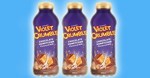Chocoholics lose it over mysterious Violet Crumble milk image