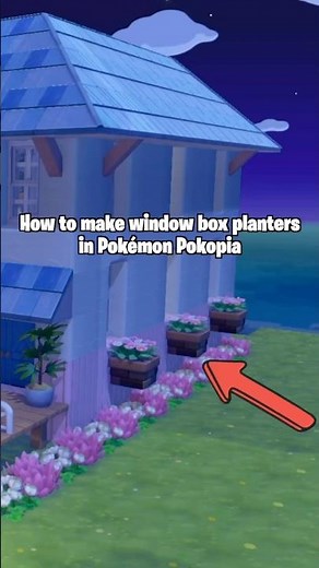 How to make window box planters in Pokémon Pokopia! #shorts #pokopia #pokemon