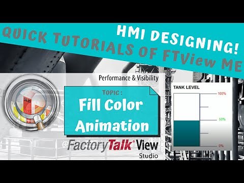 FactoryTalk View ME | How to Apply Fill Animation on Graphic Objects