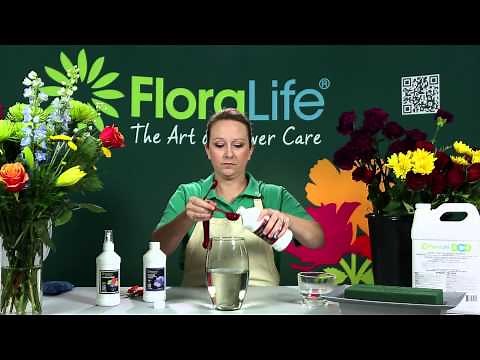 Floralife's 5 Steps of Fresh for Flower Care