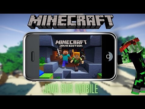 Comment jouer à MINECRAFT JAVA sur MOBILE !