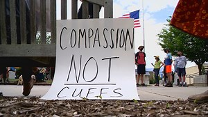 'No New Jail' protesters gather in opposition to $16.5 million Haywood Co. jail expansion
