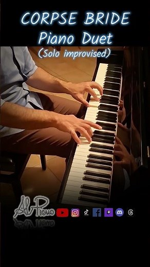 Corpse Bride - Piano Duet (Solo improvised) - AL Piano