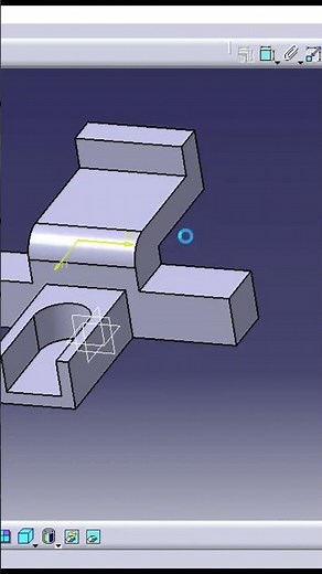 Practice design 14 in catia v5 #3dmodel #3dmodeling #engineering #catiav5tutorial #catiav5 #shorts