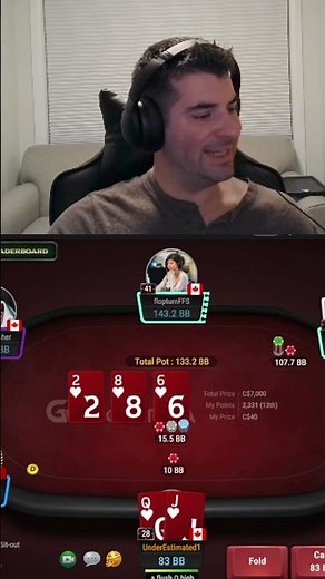 BETTING BIG To Exploit His Draws #poker