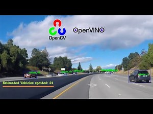 Counting Cars in REAL TIME using Python and OpenVINO Tool Kit | Computer Vision Project
