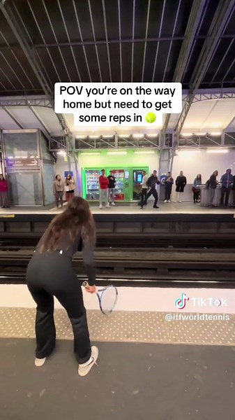 Tennis Practice on the Go: Reps in the Tube