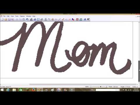 Sew Art 2016 How to Digitize Handwriting