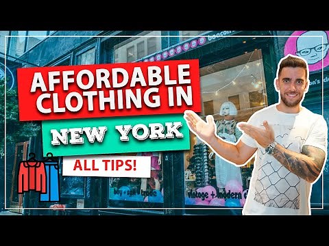 ☑️ Cheap clothes in NEW YORK! The best stores to go shopping! Departments stores.