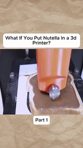 Nutella 3D Printing Experiment: Can a 3D Printer Print Chocolate?