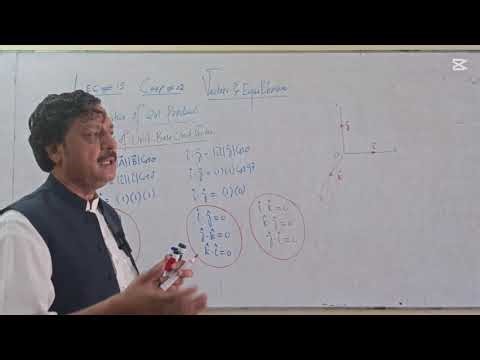 Class 1st Year Physics Lecture#15 Chapter#2 Vectors & Equilibrium