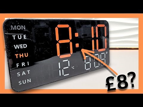 Testing TEMU's Viral Voice Activated LED Alarm Clock - Worth The Hype?