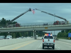 040319 PROCESSION FOR FALLEN US FOREST SERVICE FIREFIGHTER