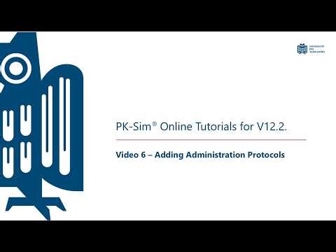 6. How to add an administration protocol in PK-Sim?