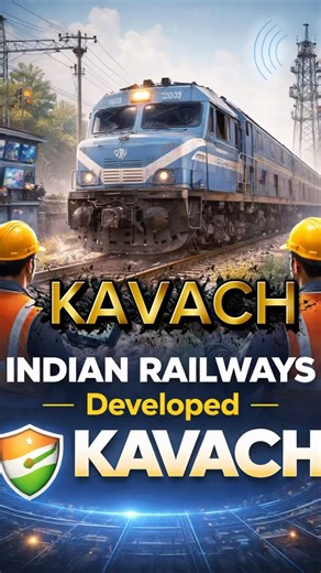 Made in India 🚆 | World-class railway safety – KAVACH #indianrailways