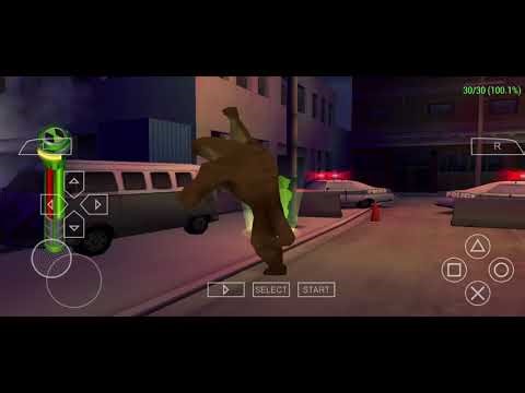 Ben 10 Alien Force Vilgax Attacks PSP Game PPSSPP Emulator Gameplay